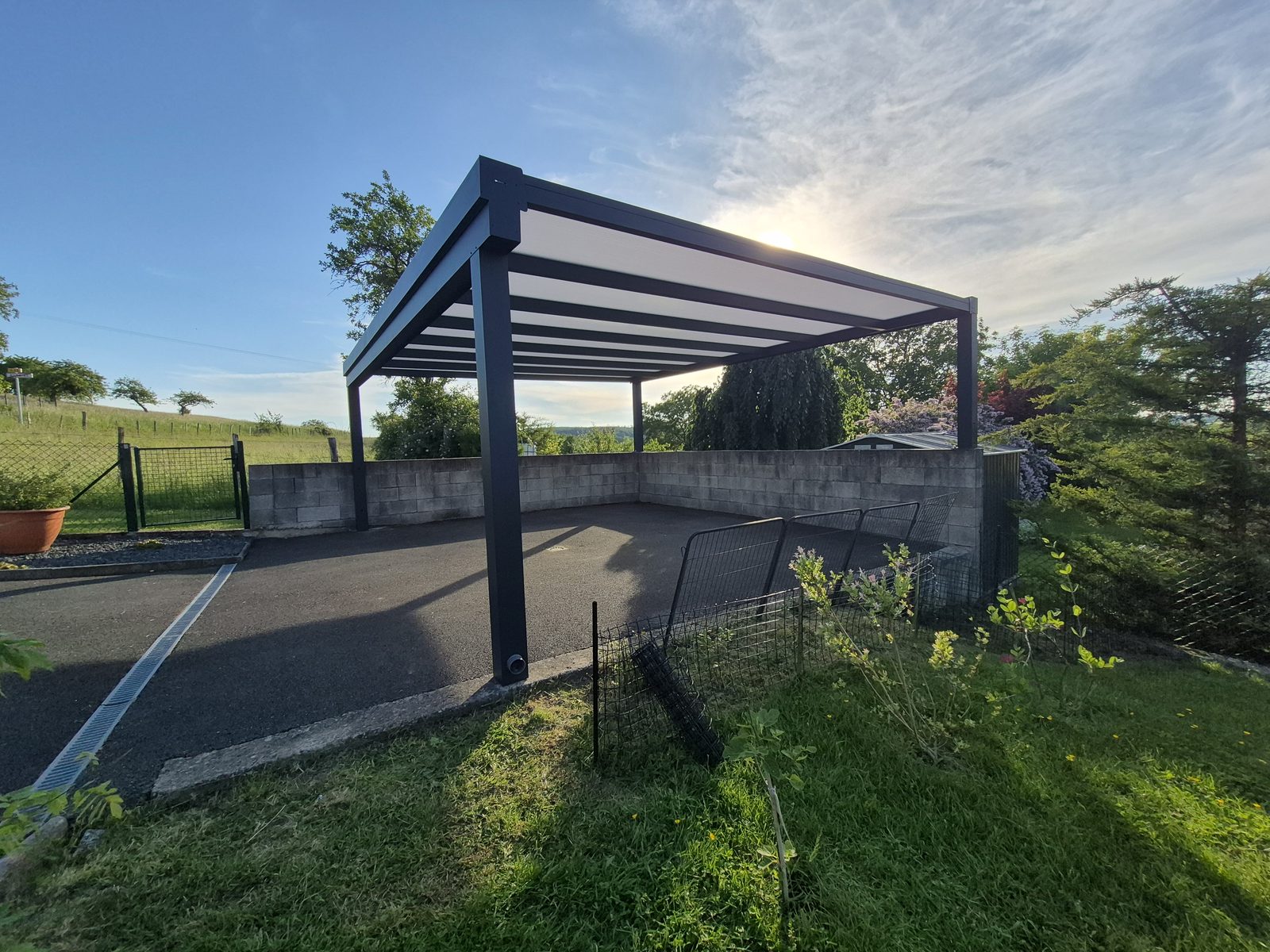 Carport autoporté
